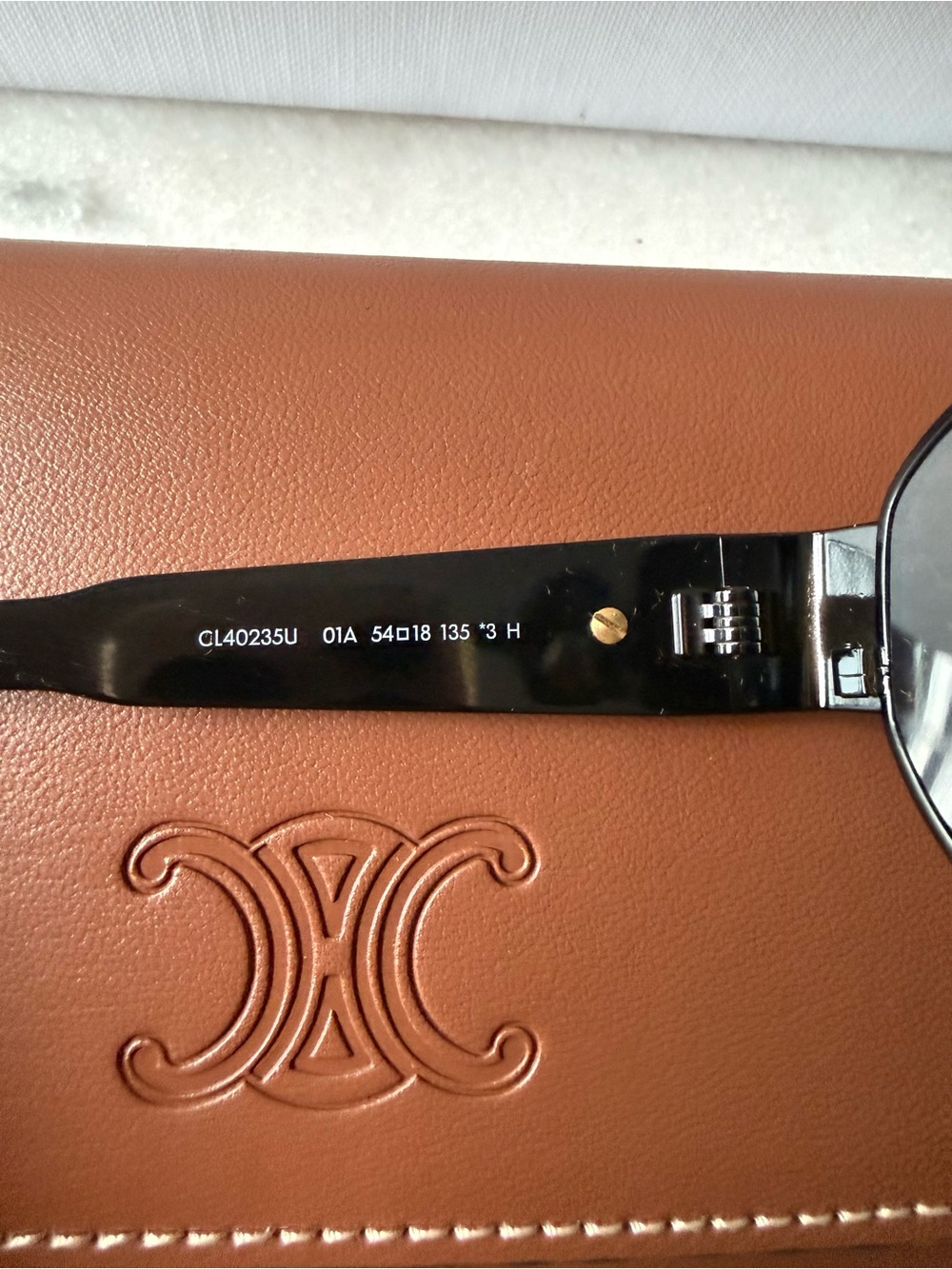CELINE Triomphe Metal Round Sunglasses, 54mm - Picture 7 of 12
